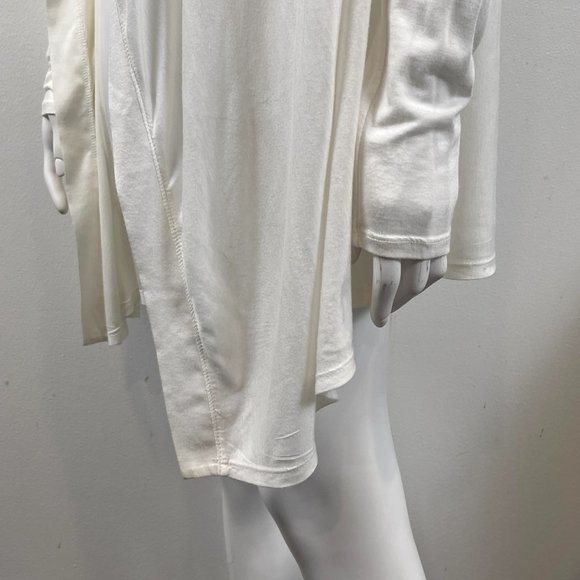 HELMUT LANG WHITE LAYERING SLEEVE LAYERING CARDIGAN - Picture 8 of 12
